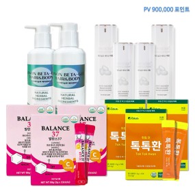 발란스37 (3개 set) + 톡톡환 (3BOX * 3개 set) + 오드실크 화장품 (2종 * 2개) + 시원베타글루 (3BOX * 2개)