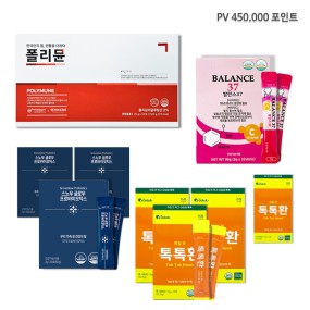 폴리뮨 1개 +발란스 1개 + 톡톡환 3box * 1set + 톡톡환 낱개   1개 + 스노우 3box * 1set